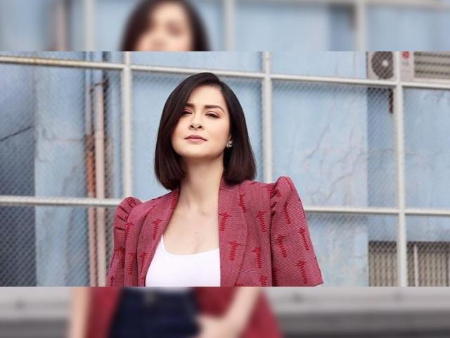 Marian Rivera in red Filipiniana