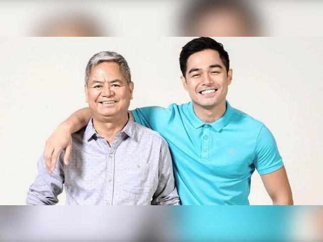 Benjamin Alves and his dad