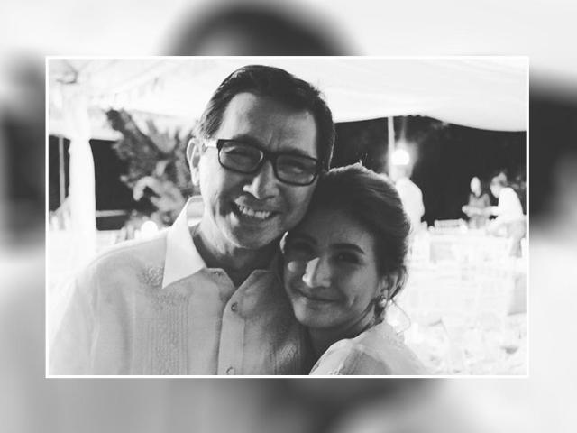 Rica Peralejo and her Papa Ricardo
