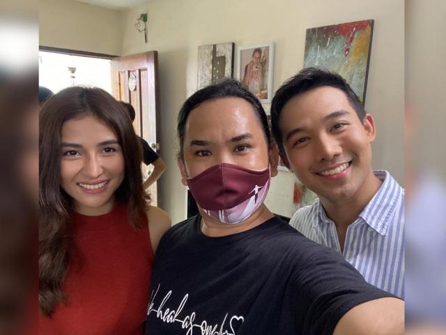 Easy Ferrer with Ken Chan and Sanya Lopez