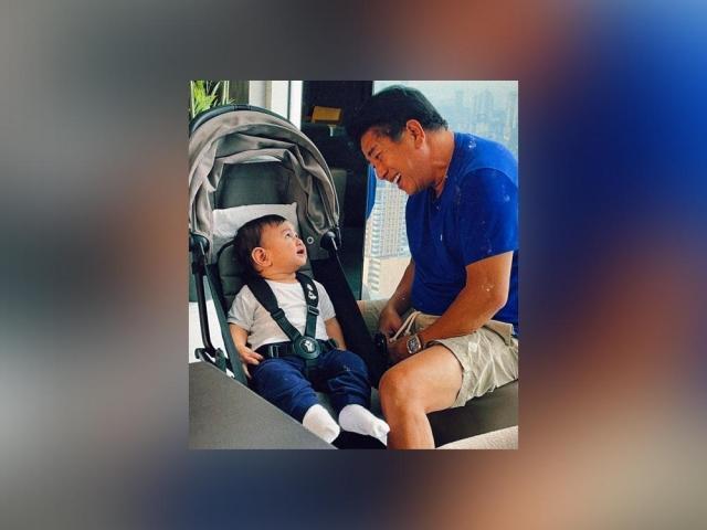 Willie Revillame and grandson Gido