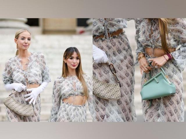 Heart Evangelista and Leonie Hanne