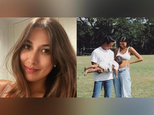 Rachel Peters, Migz Villafuerte, Baby Kaia Rose Villafuerte