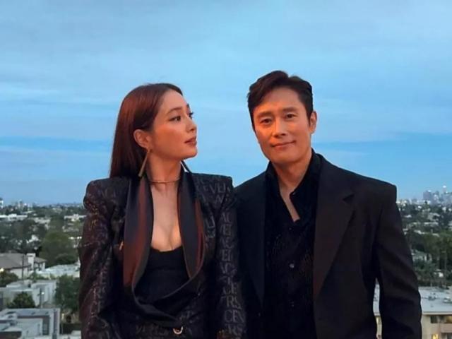 Lee Byung-hun and Lee Min-jung