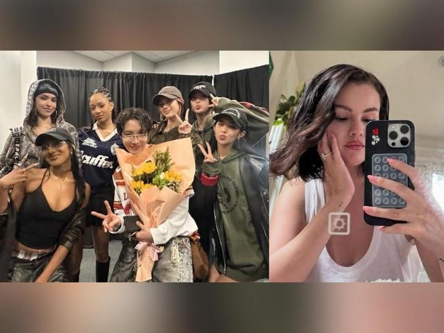 KATSEYE meets BTS J-Hope and gets noticed by Selena Gomez