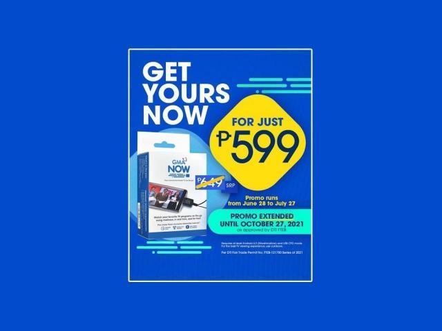 GMA Now discount promo