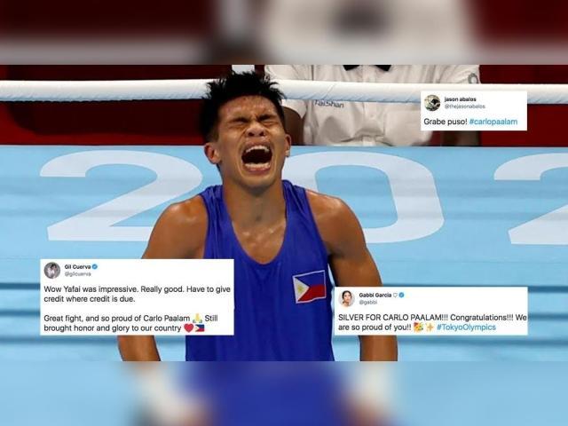 Gabbi Garcia, Gil Cuerva, Jason Abalos congratulate Carlo Paalam