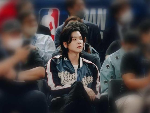 SUGA of BTS at NBA