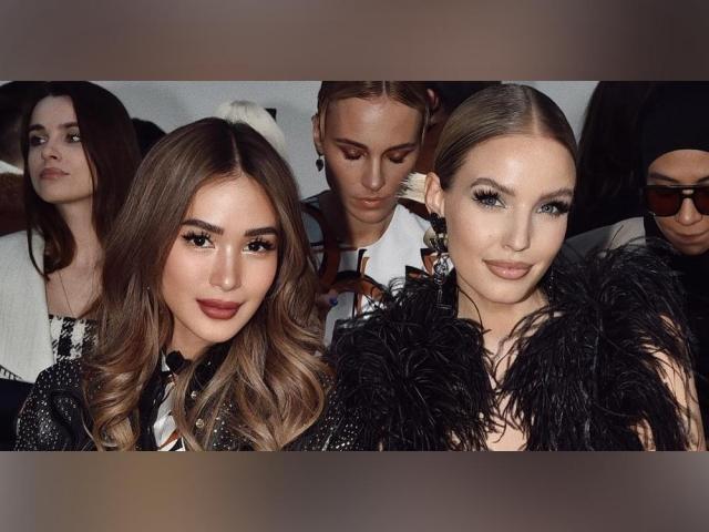 Heart Evangelista and Leonie Hanne 