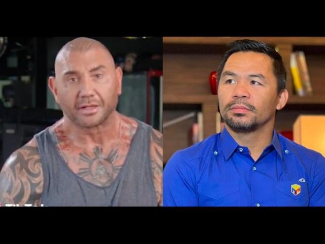 Dave Bautista and Manny Pacquiao