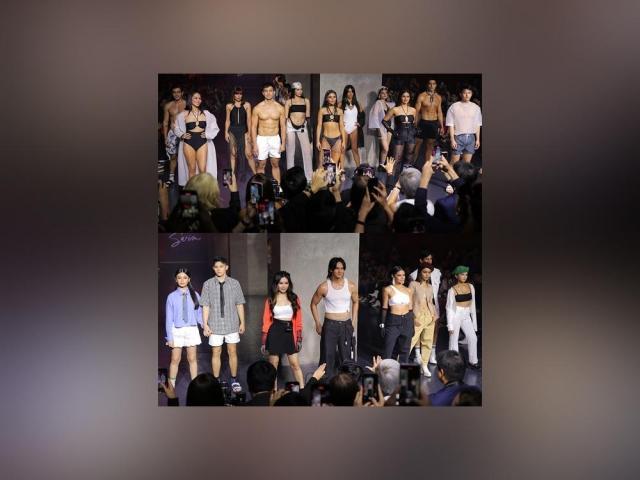 sparkle stars at the Bench fashion show