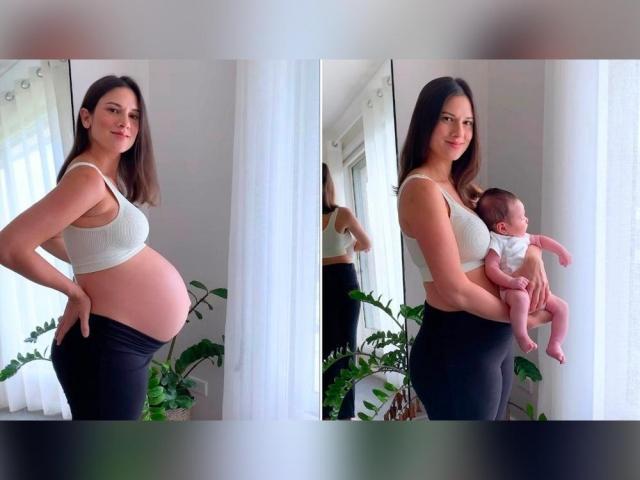 Bianca King and child