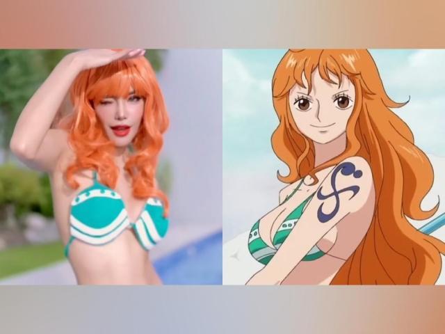 Myrtle Sarrosa cosplays Nami from One Piece