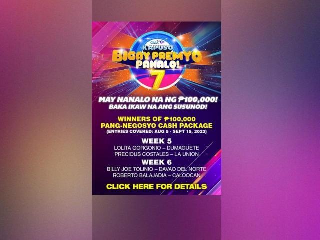 Kapuso Bigay Premyo Panalo