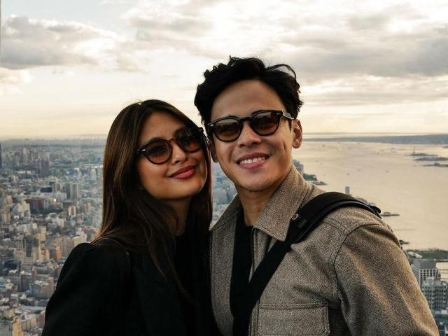 Gabbi Garcia and Khalil Ramos in New York City