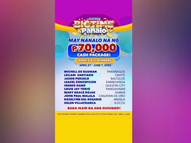 Kapuso Bigtime Panalo