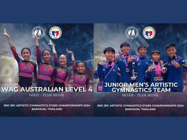 Filipino gymnasts win in JRC Gymnastics Stars Championships