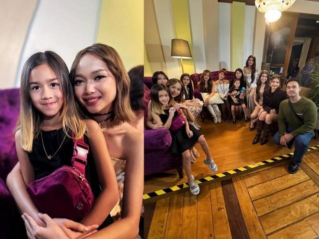 Diana Zubiri and her kids visiting BINI