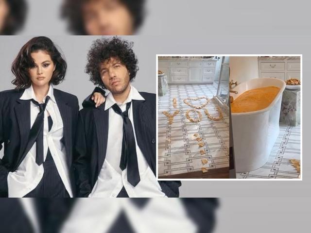 Selena Gomez and Benny Blanco Valentines Day