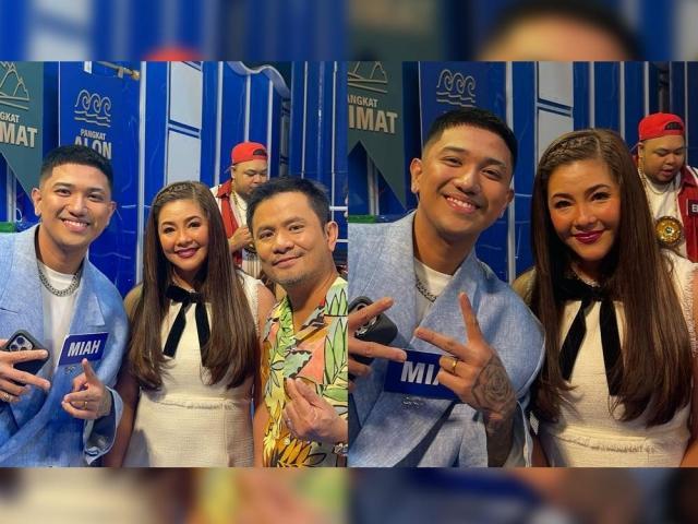 Jeremiah Tiangco with Regine Velasquez and Ogie Alcasid