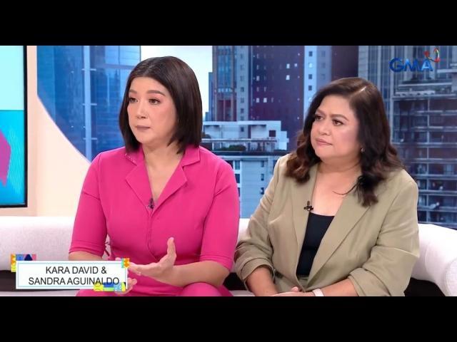 Kara David, Sandra Aguinaldo