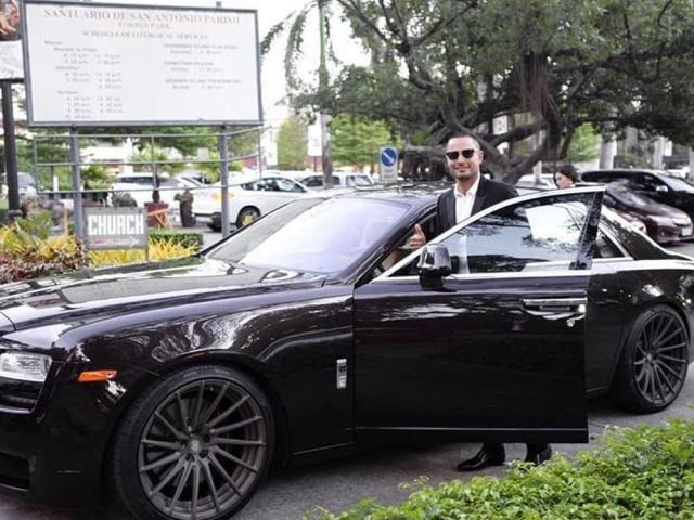 Derek Ramsay and Rolls Royce Ghost