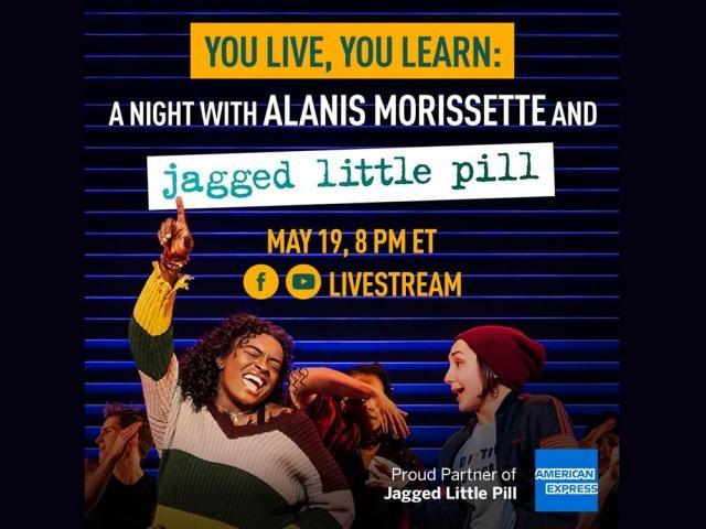Alanis Morisette Jagged Little Pill benefit online concert