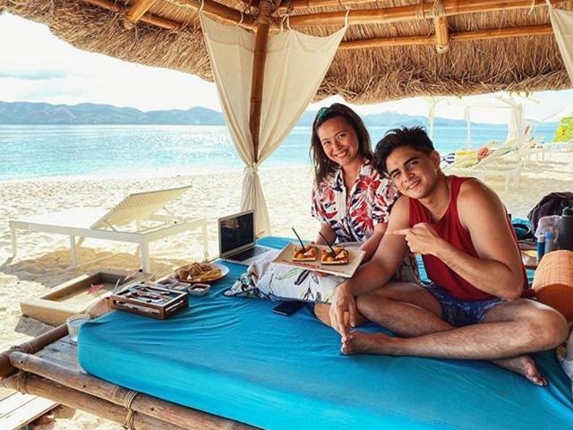 Juancho Trivino and Joyce Pring