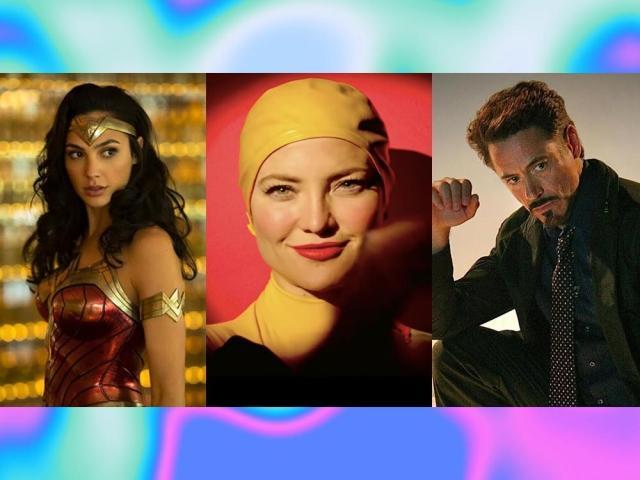 gal gadot kate hudson and Robert downey jr