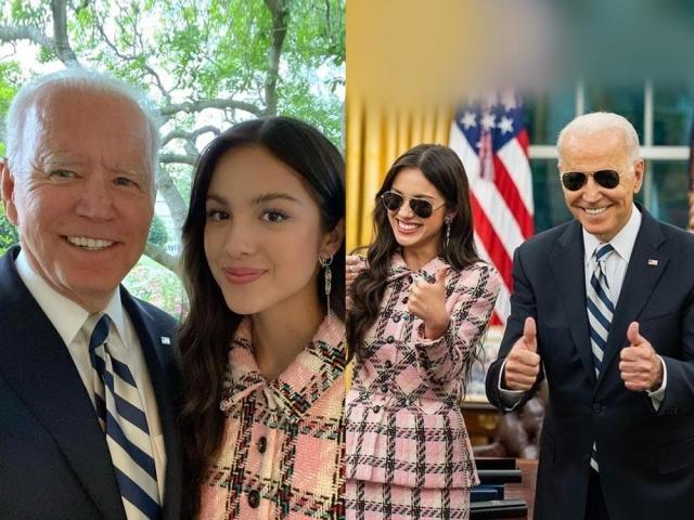 olivia rodrigo and president joe biden