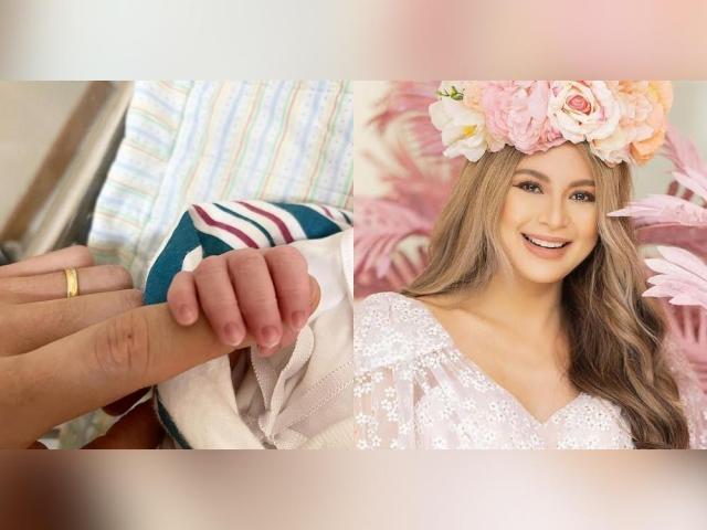Sam Pinto gives birth to baby girl