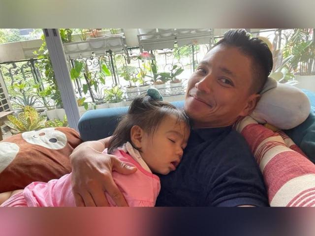 Drew Arellano and Baby Alana