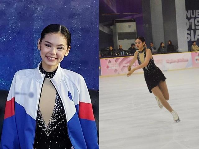 Skye Chua at the 2024 Philippine National Figure Skating Championships