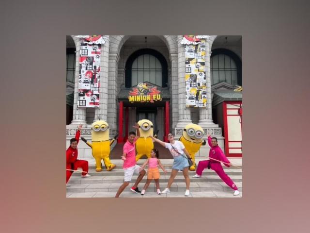 Pauleen Luna Vic Sotto and Tali in Singapore