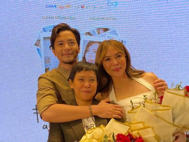 Direk Irene Villamor Alden Richards and Julia Montes