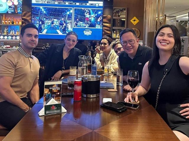 Direk Mark Reyes with OG Sang gres Diana Zubiri Sunshine Dizon and Karylle