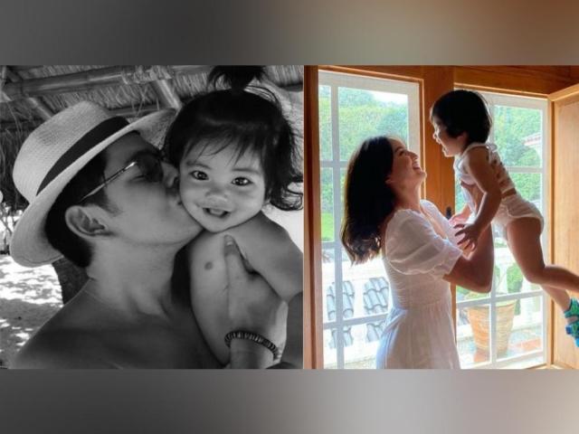 Kai Gutierrez with Mom Sarah and Dad Richard