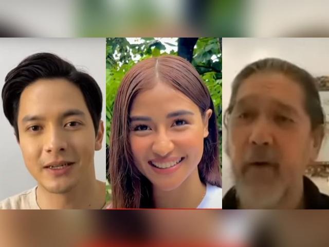 Alden Richards, Sanya Lopez, and Mr M