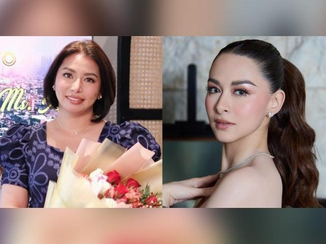 Marian Rivera and Anna Magkawas