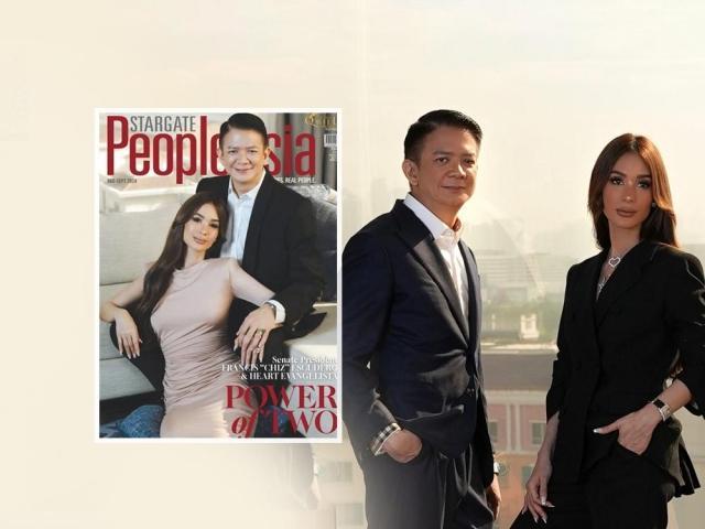 Heart Evangelista and Chiz Escudero for People Asia