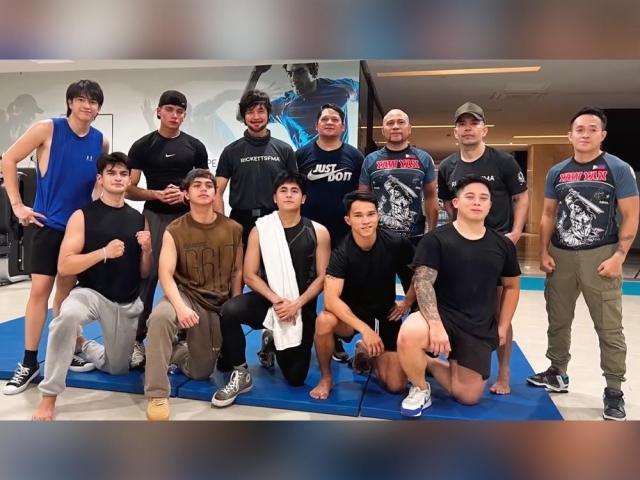 Mga Batang Riles training with Ronnie Ricketts