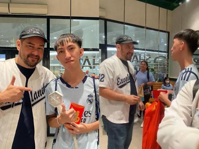 Gabby Eigenmann and another fan