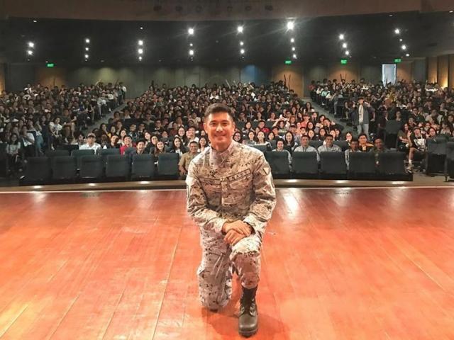 Rocco Nacino Philippine Navy Reserve in DLSU