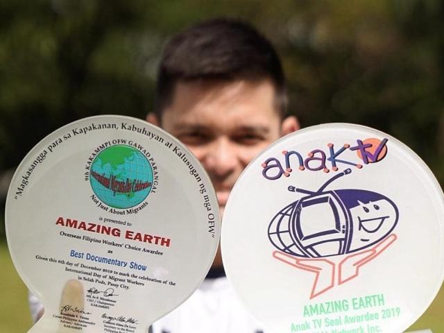 Dingdong Dantes shares Amazing Earth awards 