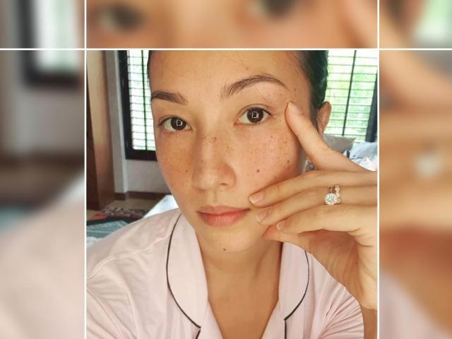 Solenn Heussaff 35th birthday selfie