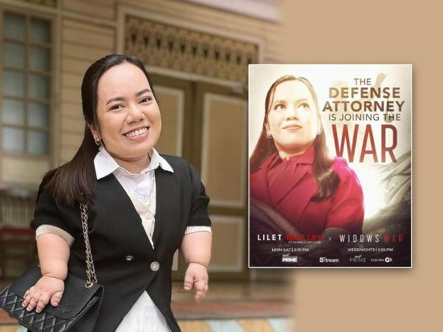 Jo Berry as Lilet Matias cross over Widows War