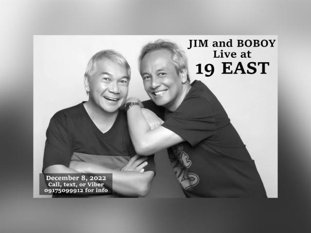 Boboy Garrovillo and Jim Paredes