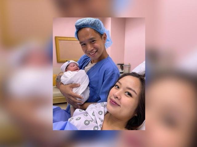 Trina Legaspi and baby