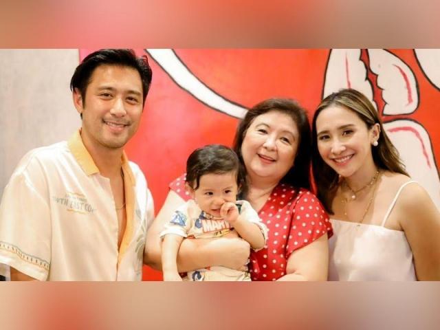 Rocco Nacino with his family, Linda Nacino
