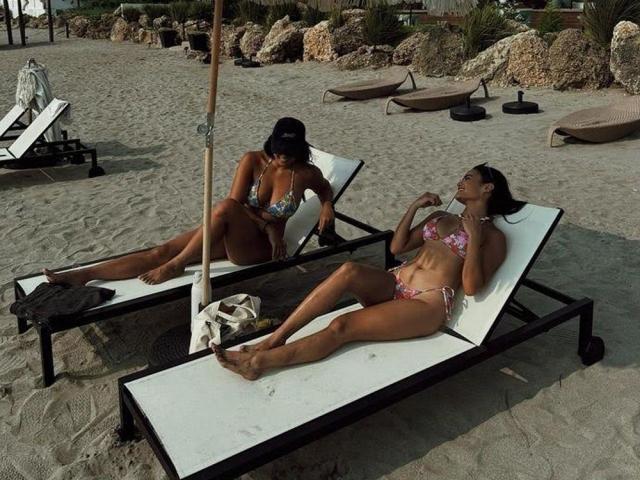 Klea Pineda and girlfriend Katrice Kierulf in La Union